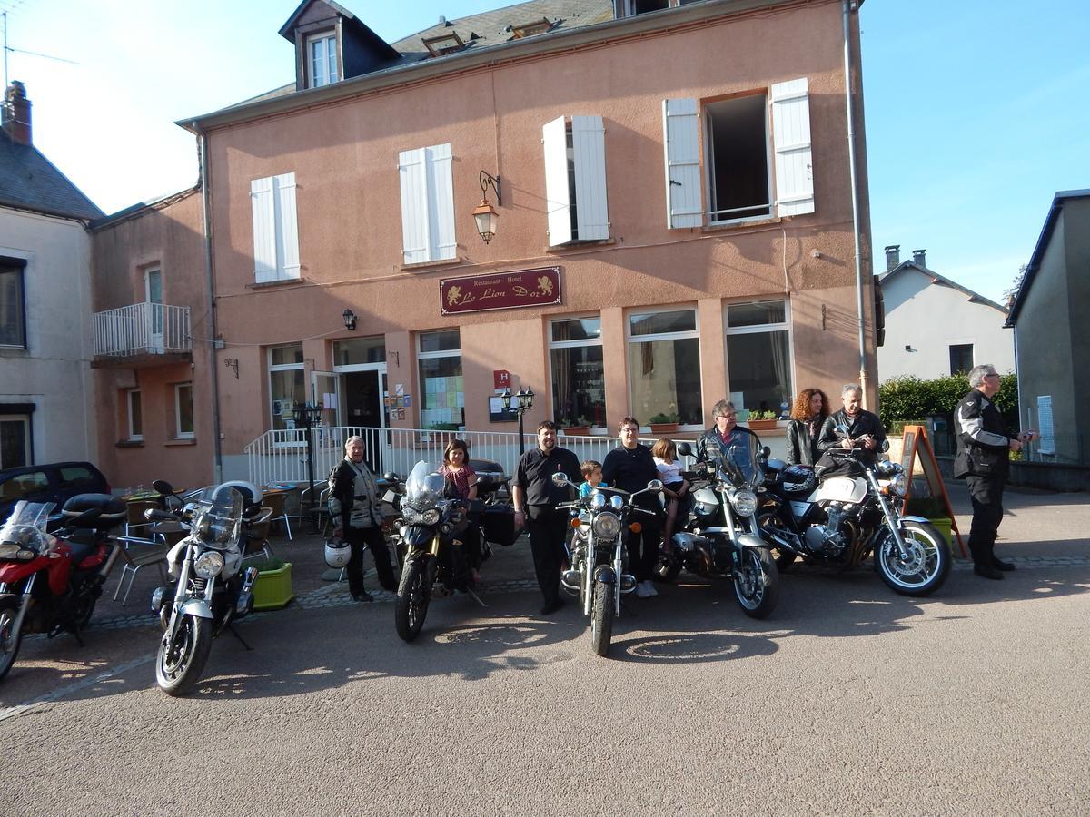 ホテル Le Lion D'Or Ouroux-en-Morvan エクステリア 写真