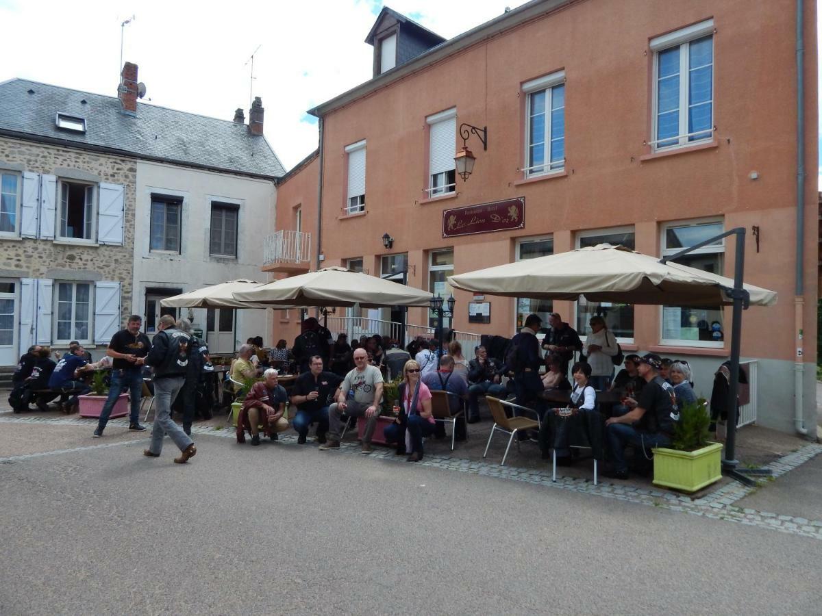 ホテル Le Lion D'Or Ouroux-en-Morvan エクステリア 写真