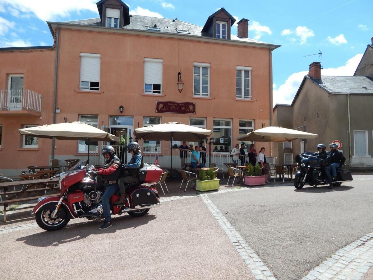 ホテル Le Lion D'Or Ouroux-en-Morvan エクステリア 写真